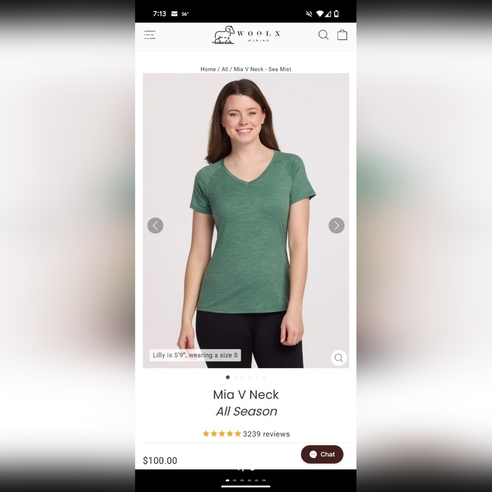 Woolx Mia V T-shirt
